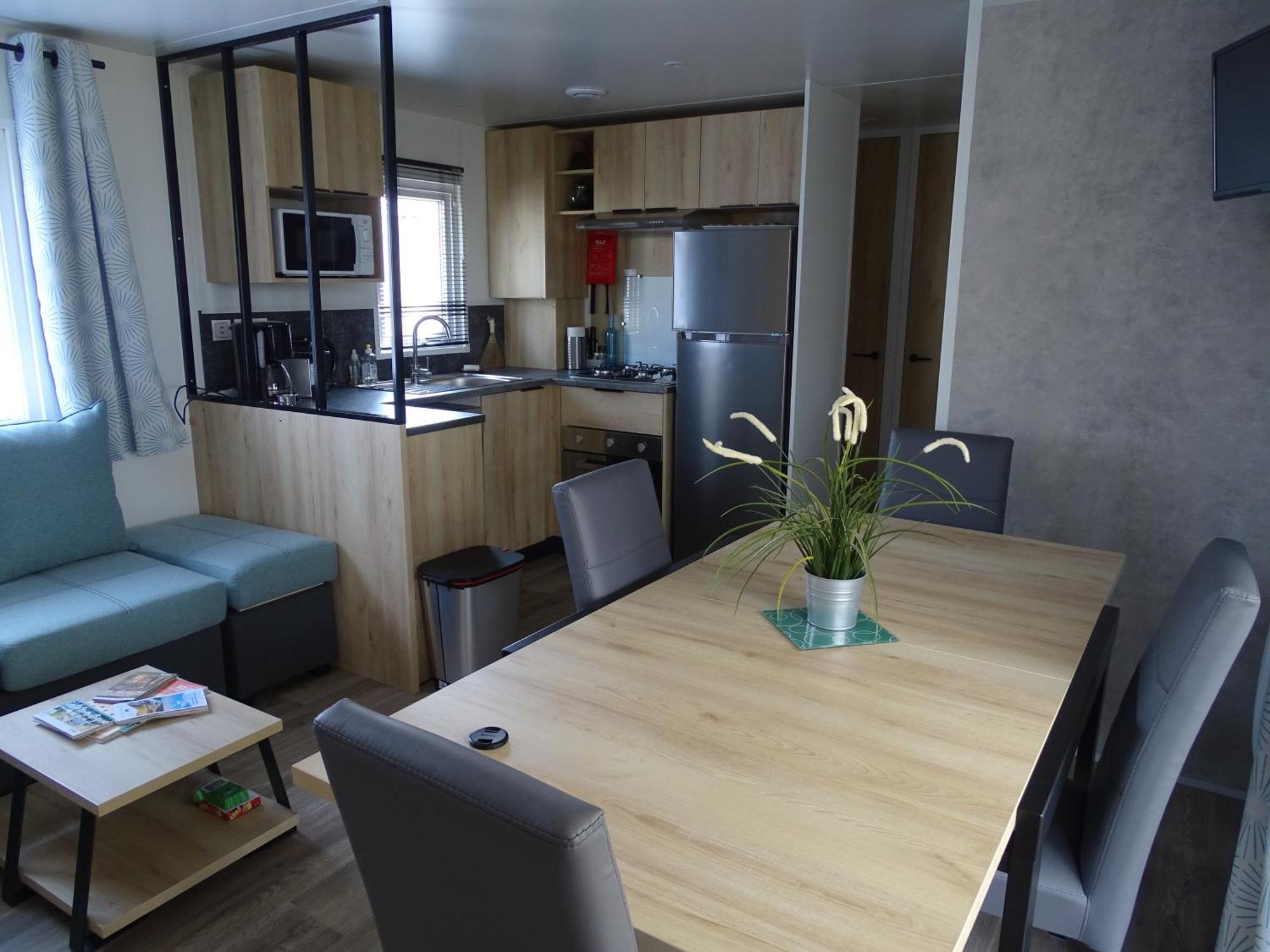 Escape Mobilhome Aux Dunes De Contis Сен-Жюльен-ан-Борн Экстерьер фото